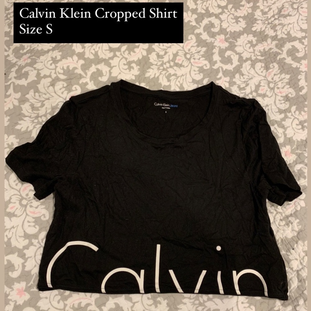 Calvin Klein Cropped T-shirt from Pacsun